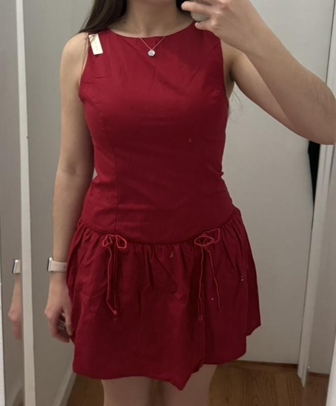 Women's High-Neck Drop Waist Skort Dress | Women's Clearance