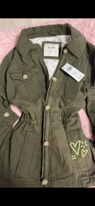 Women's Twill Y2K Military Jacket | Women's Clearance