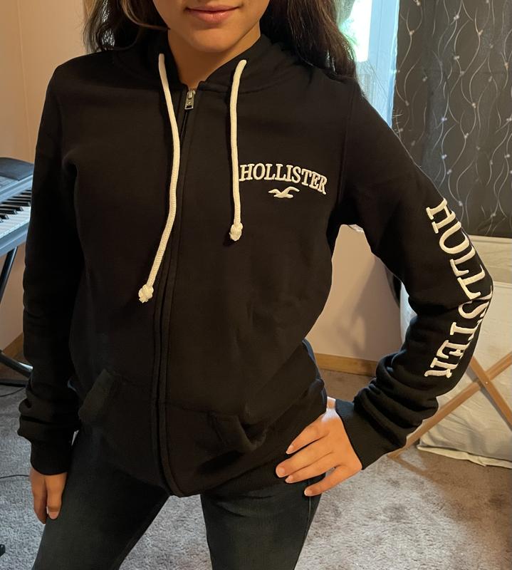 Hollister zip hoodie women's sale