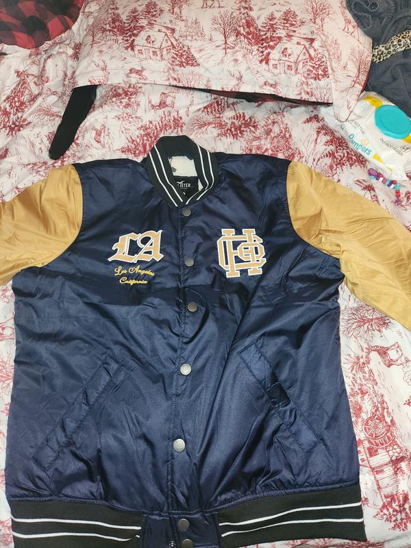 Hollister best sale baseball jacket