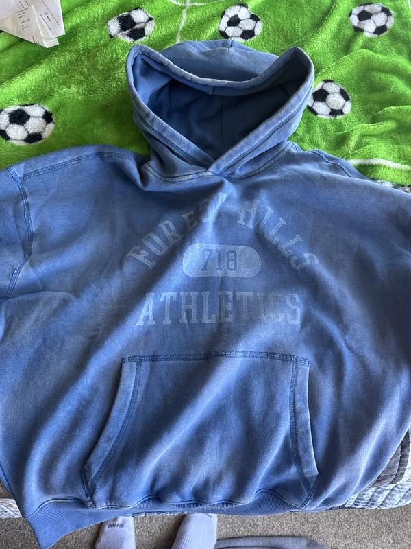 Men's Baggy Cinch Washed Forest Hills Graphic Hoodie | Men's