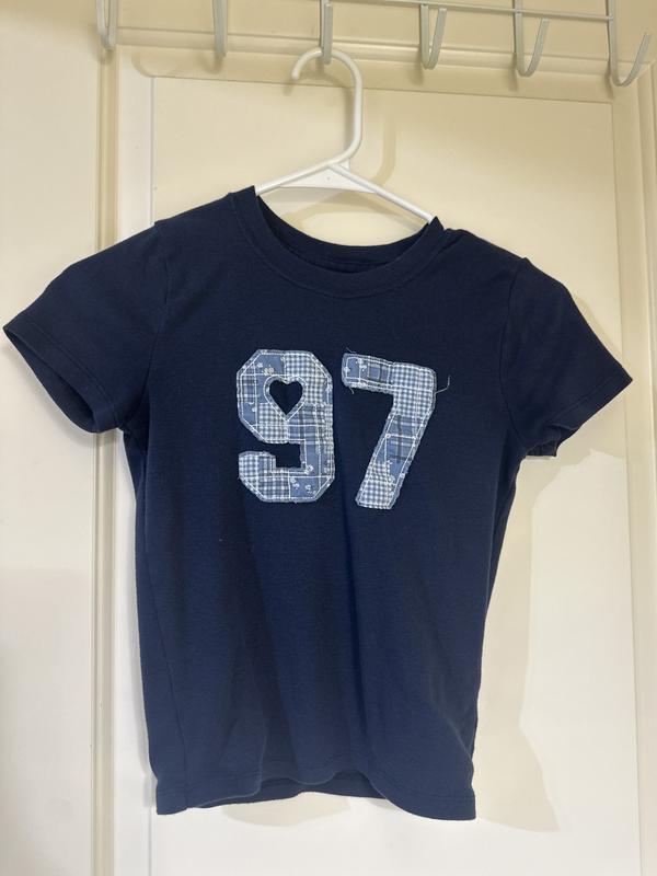 Women's Number Graphic Baby Tee | Women's Clearance