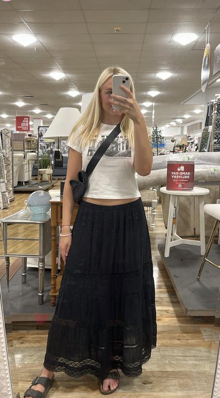 Flowy on sale skirt hollister