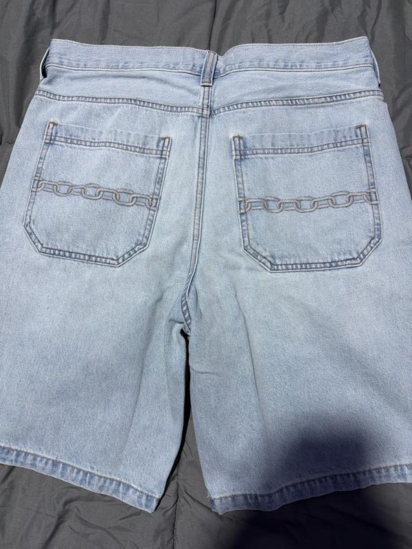 Men's Baggy Denim Painter Shorts | Men's Clearance | HollisterCo.com