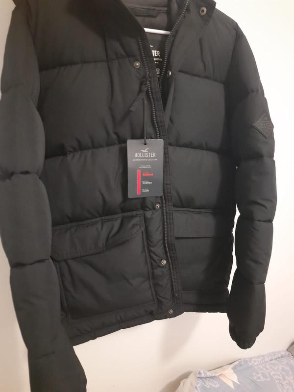 Hollister ULTIMATE COZY-LINED PUFFER JACKET Members Price, £35.60