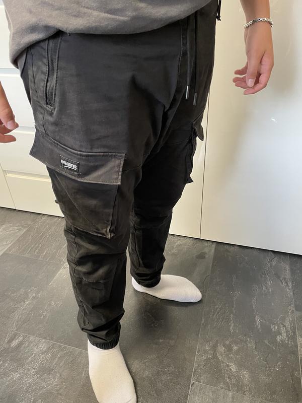 Men's Twill Cargo Joggers, Men's Sale