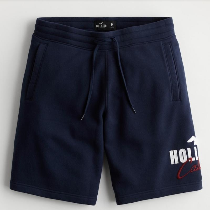 Hollister mens 2025 fleece shorts