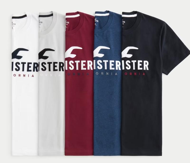 Men's Logo Graphic Tee 5-Pack, Men's Tops