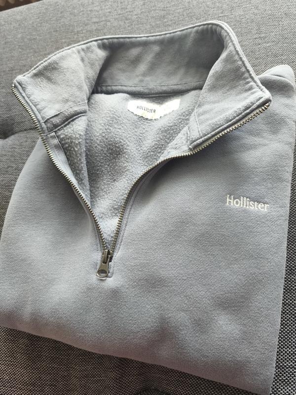 Men's Relaxed Half-Zip Logo Sweatshirt | Men's Clearance