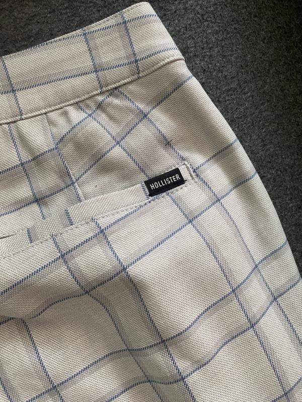 Hollister checked outlet trousers