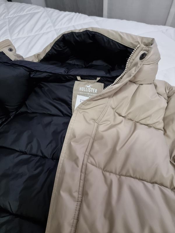 Hollister down puffer on sale jacket