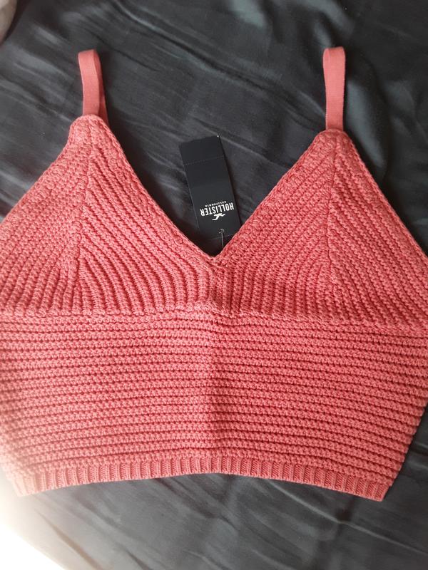 Women's Crop Crochet-Style Bralette Women's Clearance