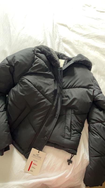 Hollister puffer jacket clearance review