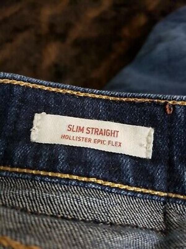 Hollister epic flex outlet slim straight jeans