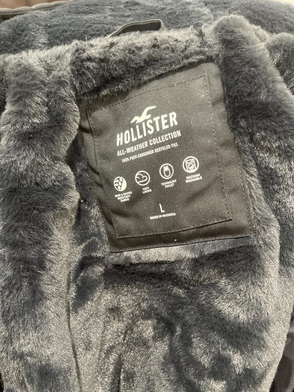 Hollister fluffy hoodie online