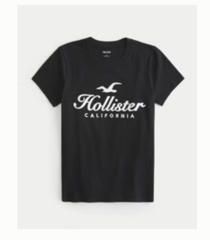 Women s Easy Cotton Logo Graphic Tee Women s Sale HollisterCo