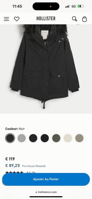 Hollister Stretch Cozy-Lined Parka