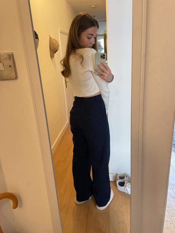 Hollister wide hotsell leg pants