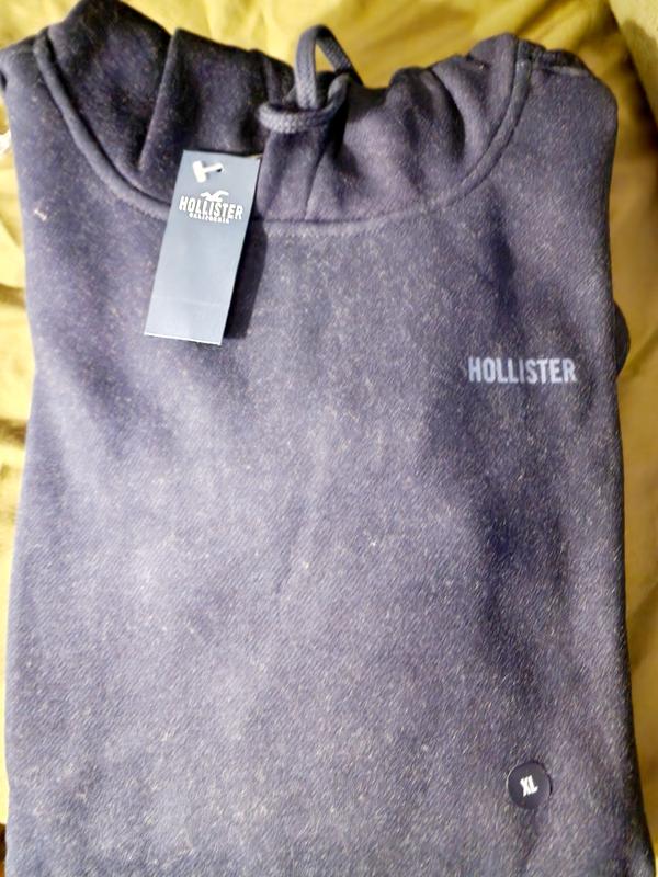 Hollister Ombre Logo Graphic Hoodie in Brown for Men