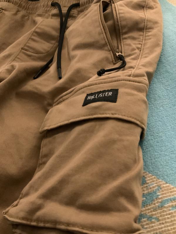 Men's Twill 4-Pocket Cargo Joggers, Men's Bottoms