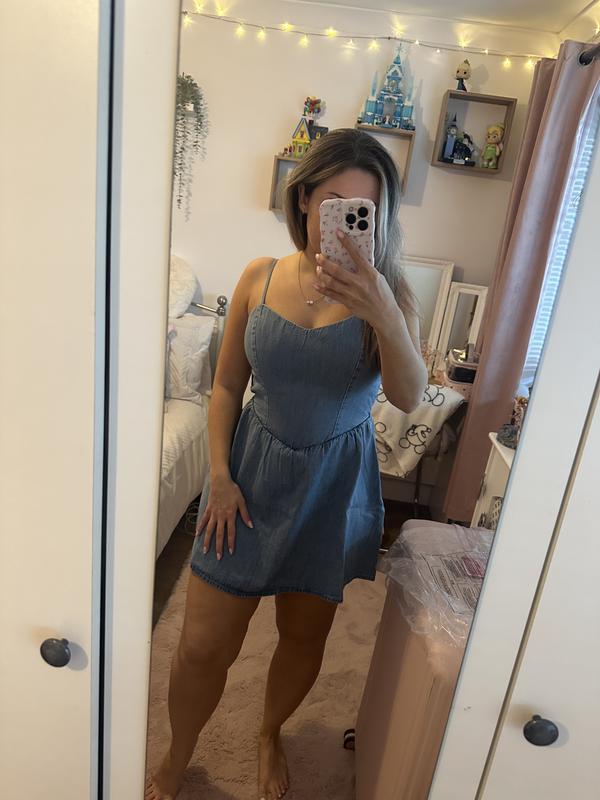 Hollister Skort Dress Women's Hollister Sofia Drop-Waist Bubble Skort Dress  Women's