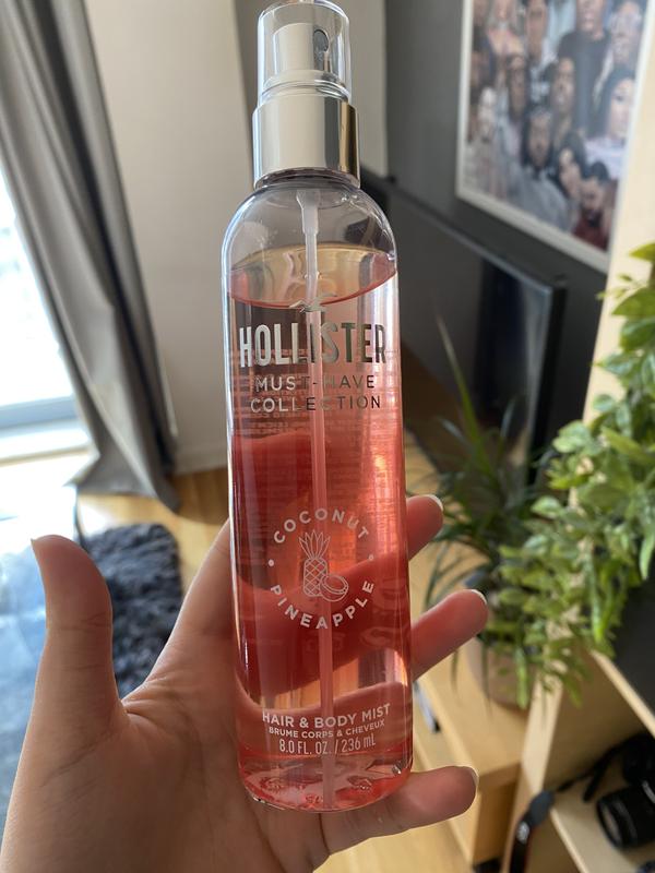 Hollister coconut store body spray