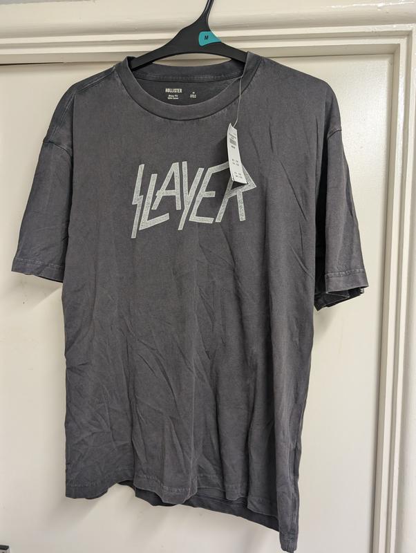 Slayer グラフィックTシャツ ダークグレー Men's Boxy Slayer Graphic Tee | Men's Sale | HollisterCo.com