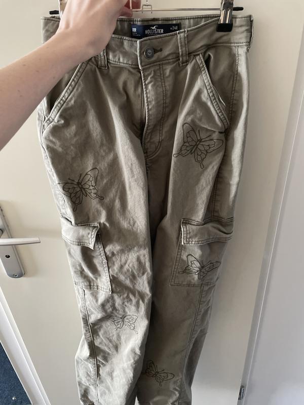 Hollister Co. CARGO DAD ULTRA HIGH RISE - Relaxed fit jeans