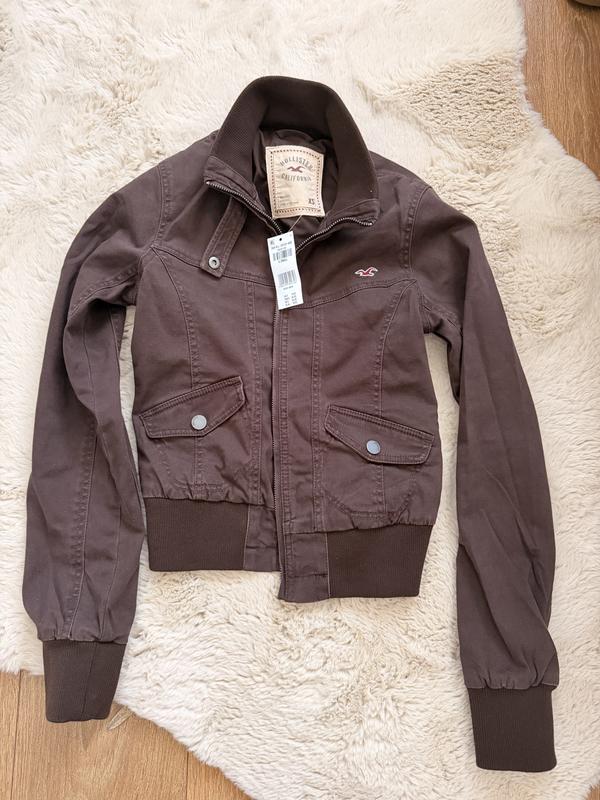 Women's Zip-Up Twill Jacket | Women's Sale | HollisterCo.com