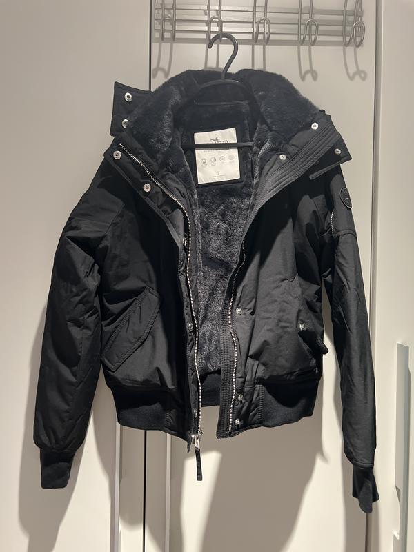 Hollister All-Weather Faux Fur-Lined Bomber Jacket