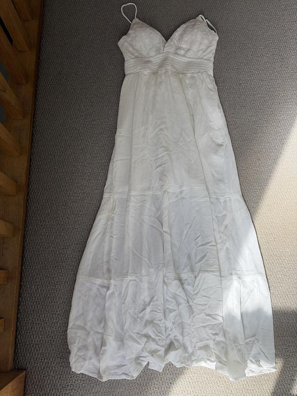 Women's Embroidered Babydoll Maxi Dress | Women's Sale | HollisterCo.com