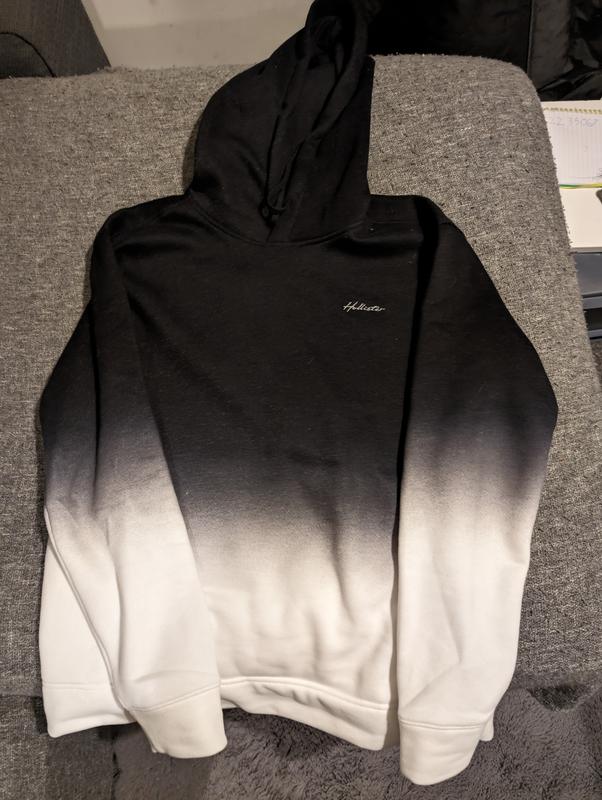 Men s Relaxed Ombre Logo Hoodie Men s Sale HollisterCo