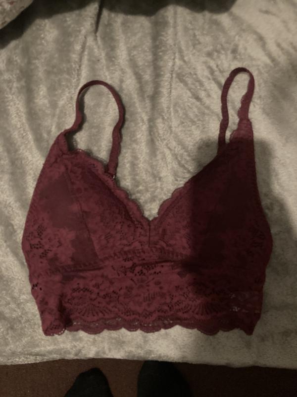 Women's Lace Longline Triangle Bralette Women's Sleepwear