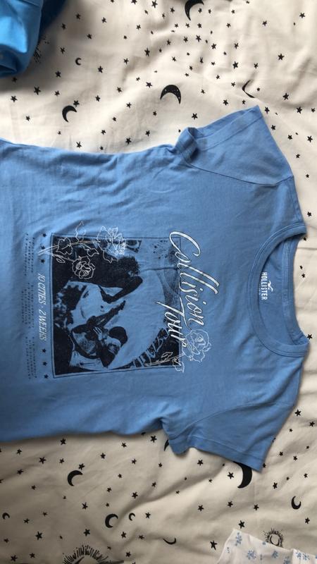 Hollister Relaxed Sunrise Solstice Graphic Baby Tee