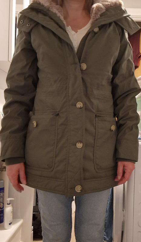 Hollister faux fur lined deals parka review