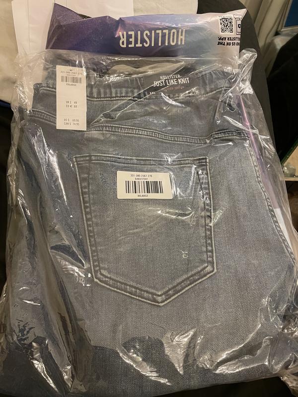 Hollister deals denim joggers