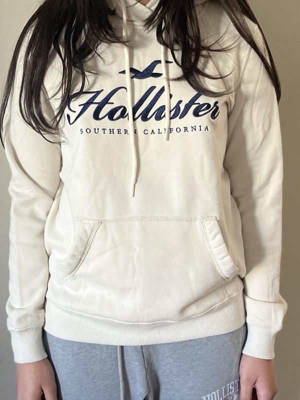 Hollister logo shop graphic hoodie