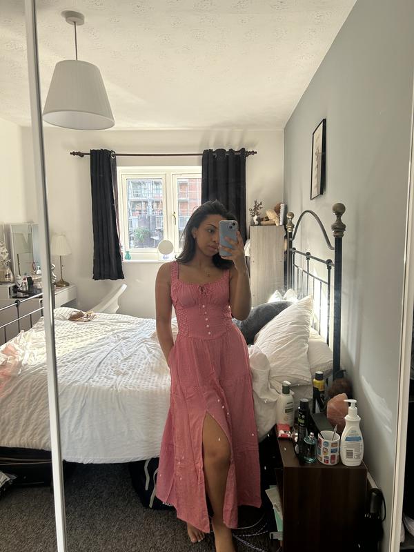 white mermaid midi dress Berylove Women Satin Off the Shoulder Graduation Dress with Slit trumpet midi hem ASOS DESIGN high neck Color:Green & White (Pic) sweet sixteen dresses
