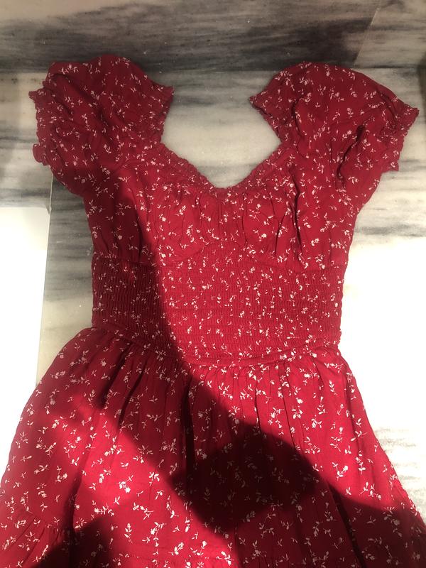 Hollister Smocked Waist Skort Dress