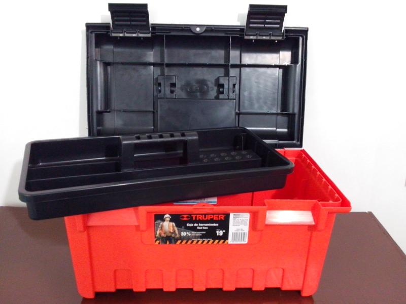 Caja de herramientas sin compartimientos TRUPER 19” Mod. CHA-19N -  Vaqueiros Ferreteros