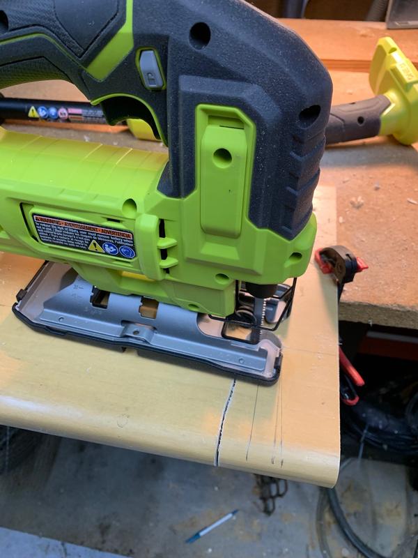 RYOBI ONE+ 18V Cordless Jig Saw Kit with 1.5 Ah Battery, Charger