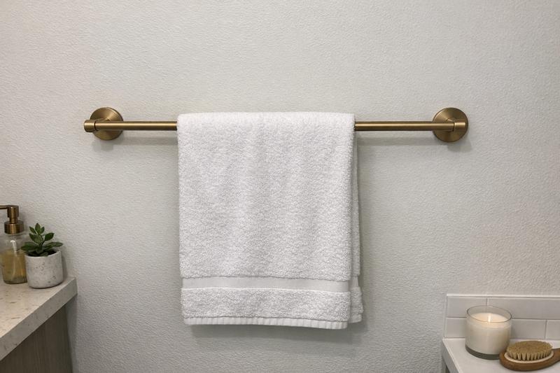 Delta Trinsic 75912 Wall Mounted Towel Bar – 12 Inch Black Brass Bathroom Hardware