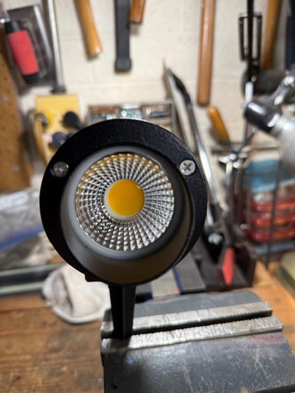 C Cattleya Low-Voltage Black Aluminum 600 Lumen Integrated LED