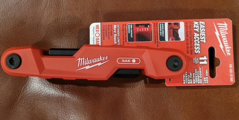 Milwaukee Folding SAE Hex Key Set (9-Piece) 48-22-2181 - The Home