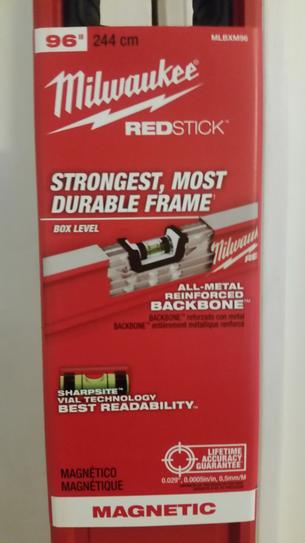 Milwaukee 16 in. REDSTICK Magnetic Box Level MLBXM16 - The Home Depot