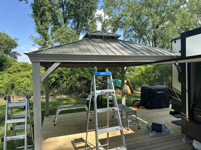Sojag Monaco Champagne 12 ft. x 14 ft. Gazebo 500-9164077 - The