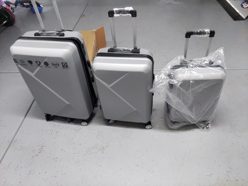 HIKOLAYAE Marathon Lakeside Nested Hardside Luggage Set in Maroon