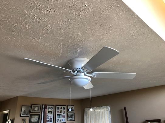 Hugger 52 In Led Indoor Brushed Nickel Ceiling Fan With Light Kit