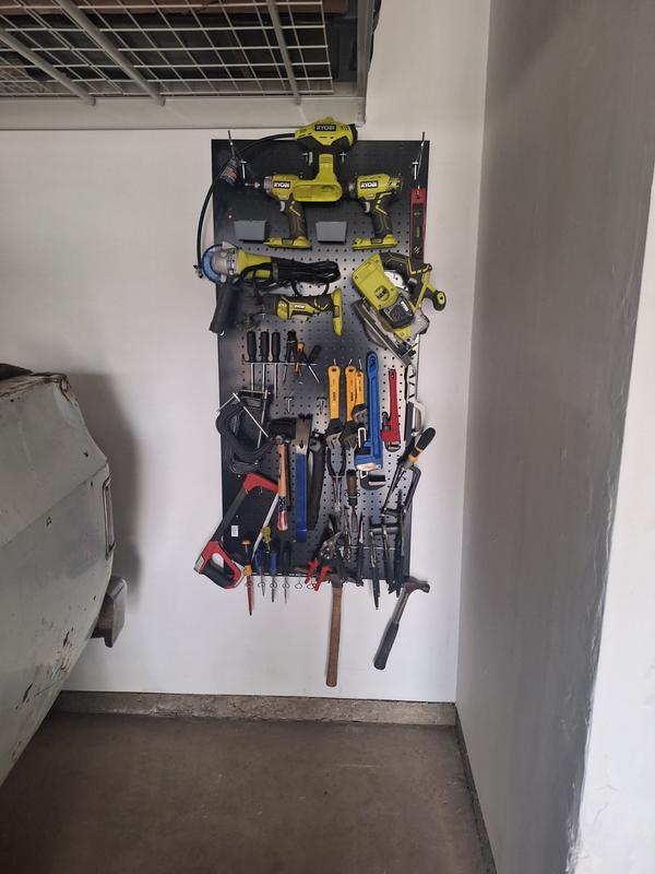 Husky Modular 52 in. W Standard Duty Black Pegboard Attachment