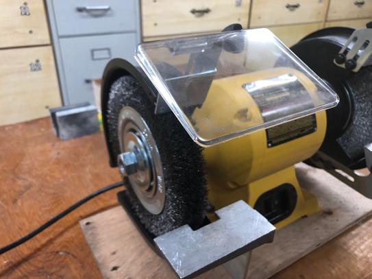 Forney 8" Wire Wheel Brush – Crimped, Bench Grinder Use - View #8